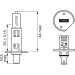 H1 12V 55W XENON BLUE | BOSCH | KFZ-GLUEHLAMPE | 1987302015