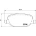 BREMBO Bremsklötze HA | LANCIA 159, Brera, Spider 05-12 | P 23 089 BREMBO Bremsklötze HA | LANCIA 159, Brera, Spider 05-12 | P 23 089