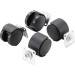 BGS Doppel-Lenkrollen-Satz | Ø 40 mm | 4-tlg | 80332 BGS Doppel-Lenkrollen-Satz | Ø 40 mm | 4-tlg | 80332