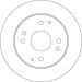 86 482 022 Bremsscheibe HA | HONDA Accord 1.8i 98 | DF4815 86 482 022 Bremsscheibe HA | HONDA Accord 1.8i 98 | DF4815