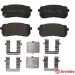 BREMBO Bremsklötze HA | KIA Sorento 15 | P 30 080 BREMBO Bremsklötze HA | KIA Sorento 15 | P 30 080