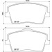 BREMBO Bremsklötze VA | VOLVO XC40 17 | P 86 031 BREMBO Bremsklötze VA | VOLVO XC40 17 | P 86 031
