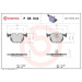 BREMBO Bremsklötze HA | BMW 3, X3 97-11 | P 06 044 BREMBO Bremsklötze HA | BMW 3, X3 97-11 | P 06 044