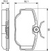 Bremsklötze | LAND ROVER | 0 986 424 564 Bremsklötze | LAND ROVER | 0 986 424 564