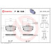 BREMBO Bremsklötze HA | VW T4 90-03 | P 85 046 BREMBO Bremsklötze HA | VW T4 90-03 | P 85 046