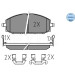 Bremsbelagsatz Nissan P. Patrol 2.8Tdi 98- Mit Sensor | 025 236 1118/W Bremsbelagsatz Nissan P. Patrol 2.8Tdi 98- Mit Sensor | 025 236 1118/W