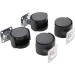 BGS Doppel-Lenkrollen-Satz | Ø 40 mm | 4-tlg | 80332 BGS Doppel-Lenkrollen-Satz | Ø 40 mm | 4-tlg | 80332