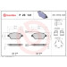 BREMBO Bremsklötze VA | CITROEN, FIAT, PEUGEOT 05 | P 23 141 BREMBO Bremsklötze VA | CITROEN, FIAT, PEUGEOT 05 | P 23 141