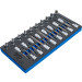 BGS Werkstattwageneinlage 1/3: Bit-Einsatz-Satz | Antrieb Innenvierkant 12,5 mm (1/2"""") | T-Profil (für Torx) | 26-tlg | 4119 BGS Werkstattwageneinlage 1/3: Bit-Einsatz-Satz | Antrieb Innenvierkant 12,5 mm (1/2"""") | T-Profil (für Torx) | 26-tlg | 4119