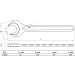 BGS Einmaulschlüssel | DIN 894 | SW 90 mm | 34290 BGS Einmaulschlüssel | DIN 894 | SW 90 mm | 34290