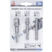 BGS Adapter-Satz für Bohrmaschinen Antrieb Außensechskant 6,3 mm (1/4 ) Abtrieb Außenvierkant 6,3 mm (1/4 ) / 10 mm (3/8 ) / 12,5 mm (1/2 ) 3-tlg BGS Do it yourself 8204