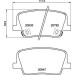 BREMBO Bremsklötze HA | SSANGYONG Rexton 17 | P 77 003 BREMBO Bremsklötze HA | SSANGYONG Rexton 17 | P 77 003
