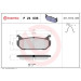BREMBO Bremsklötze HA | MAZDA 626, MX-6, Xedos 91-99 | P 24 036 BREMBO Bremsklötze HA | MAZDA 626, MX-6, Xedos 91-99 | P 24 036
