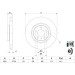 Bremsscheibe VA | ALFA 147,156,164,FIAT,LANCIA 88 | 0 986 478 521 Bremsscheibe VA | ALFA 147,156,164,FIAT,LANCIA 88 | 0 986 478 521