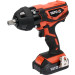 YT-82804 Akku-Schlagschrauber 18V 1/2 Max 300Nm 2200 1/Min Im Koffer Inkl. 1X2,0 Ah Li-Ion