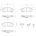 BREMBO Bremsklötze VA | FORD Ranger 19 | P 24 235 BREMBO Bremsklötze VA | FORD Ranger 19 | P 24 235