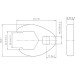 BGS Hahnenfußschlüssel | Antrieb Innenvierkant 12,5 mm (1/2"""") | SW 32 mm | 1757-32 BGS Hahnenfußschlüssel | Antrieb Innenvierkant 12,5 mm (1/2"""") | SW 32 mm | 1757-32