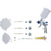 BGS Druckluft-Farbsprühpistole | mit 3 Sprühdüsen | 1,2 - 1,7 - 2,0 mm | 70048 BGS Druckluft-Farbsprühpistole | mit 3 Sprühdüsen | 1,2 - 1,7 - 2,0 mm | 70048