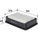 VALEO Luftfilter | 585442 VALEO Luftfilter | 585442