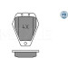 Bremsbelagsatz Vw P. A4 S4 Quattro 97-/A6 97 | 025 214 5418/PD Bremsbelagsatz Vw P. A4 S4 Quattro 97-/A6 97 | 025 214 5418/PD