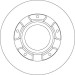 51 482 025 Bremsscheibe HA FORD Transit, Tourneo 12 TRW SINGLE DF6510S