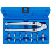 BGS Stirnlochschlüssel-Satz | verstellbar | Ø 2,5 - 9 mm | 1464 BGS Stirnlochschlüssel-Satz | verstellbar | Ø 2,5 - 9 mm | 1464