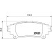 BREMBO Bremsklötze HA | LEXUS GS 12 | P 83 132 BREMBO Bremsklötze HA | LEXUS GS 12 | P 83 132