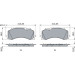 Bremsbelag | AUDI A6,7,8,Q7,8 VW 15 | 0 986 424 850
