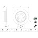 Bremsscheibe HA | MERCEDES W201,W210,W124,W126 82 | 0 986 478 188 Bremsscheibe HA | MERCEDES W201,W210,W124,W126 82 | 0 986 478 188