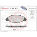 BREMBO Bremsklötze VA | CITROEN C5 01-17 | P 61 072 BREMBO Bremsklötze VA | CITROEN C5 01-17 | P 61 072