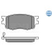 Bremsbelagsatz Hyundai P. Accent/Kia Rio 05- Mit Sensor | 025 243 1717/W Bremsbelagsatz Hyundai P. Accent/Kia Rio 05- Mit Sensor | 025 243 1717/W