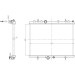 Kühler, Motorkühlung | 58312A Kühler, Motorkühlung | 58312A