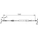 Handbremsseil | CITROEN C5 01 | 1987477712 Handbremsseil | CITROEN C5 01 | 1987477712