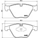 BREMBO Bremsklötze VA | BMW 3, X1 04-15 | P 06 055 BREMBO Bremsklötze VA | BMW 3, X1 04-15 | P 06 055