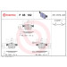 BREMBO Bremsklötze HA | AUDI A3, TT 12 | P 85 162 BREMBO Bremsklötze HA | AUDI A3, TT 12 | P 85 162