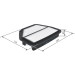 Luftfilter | CHEVROLET,OPEL | F 026 400 203 Luftfilter | CHEVROLET,OPEL | F 026 400 203