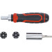 BGS Präzisions-Bit- / Multi-Einsatz-Satz mit Ratschen-Drehgriff für Bits, umschaltbar 17-tlg BGS Do it yourself 20817