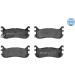 Bremsbelagsatz Mazda T. Mx-5 94- Mit Sensor | 025 233 8713/W Bremsbelagsatz Mazda T. Mx-5 94- Mit Sensor | 025 233 8713/W