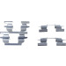 391-1625 Montagesatz f.Bremsklötze | NISSAN X-Trail 01 | 109-1625 391-1625 Montagesatz f.Bremsklötze | NISSAN X-Trail 01 | 109-1625