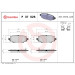 BREMBO Bremsklötze HA JEEP Wrangler 17 PRIME LINE P 37 026