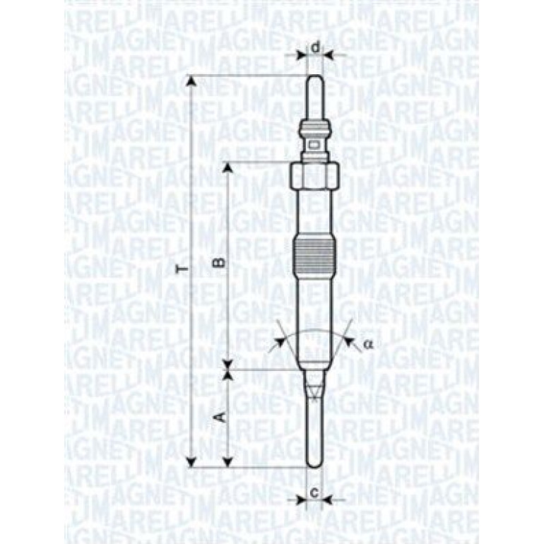 MAGNETI MARELLI Glühkerze 062900089304