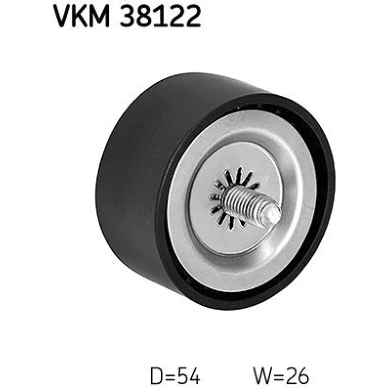 Umlenkrolle VKM 38122 Umlenkrolle VKM 38122