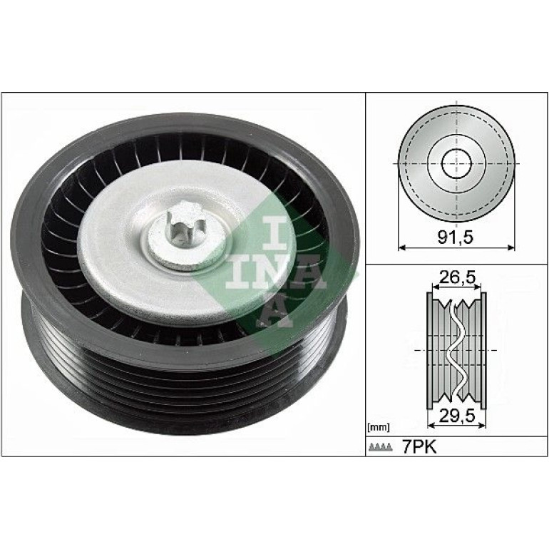 Umlenk-/Führungsrolle, Keilrippenriemen 532 0808 10 Umlenk-/Führungsrolle, Keilrippenriemen 532 0808 10