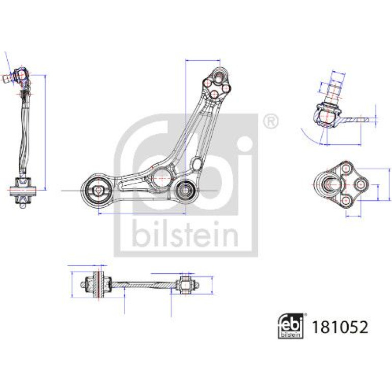 Lenker, Radaufhängung 181052 Lenker, Radaufhängung 181052
