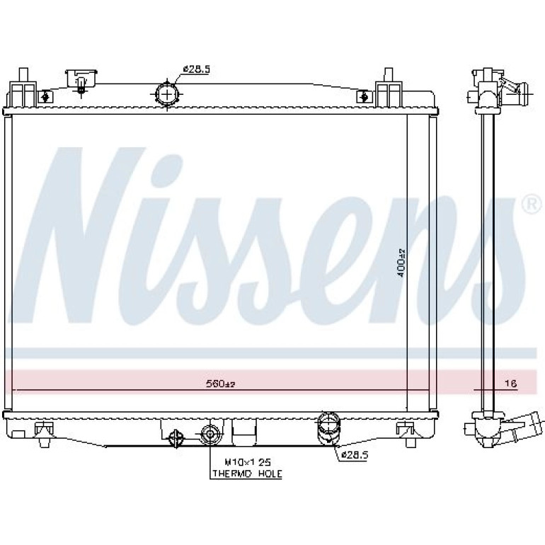 Wasserkühler PKW 606183 Wasserkühler PKW 606183