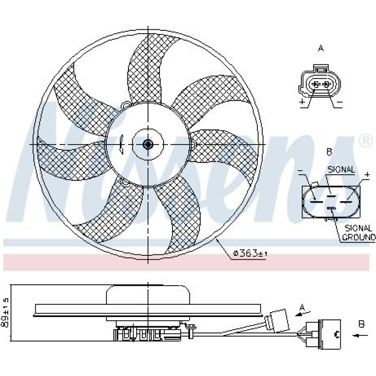 Kühlerlüfter PKW 850020