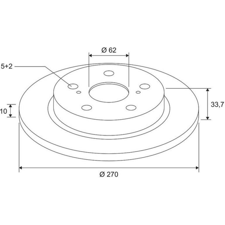 VALEO Bremsscheibe 672629