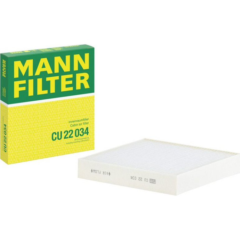 Mann & Hummel Innenraumfilter PKW CU 22 034 Mann & Hummel Innenraumfilter PKW CU 22 034