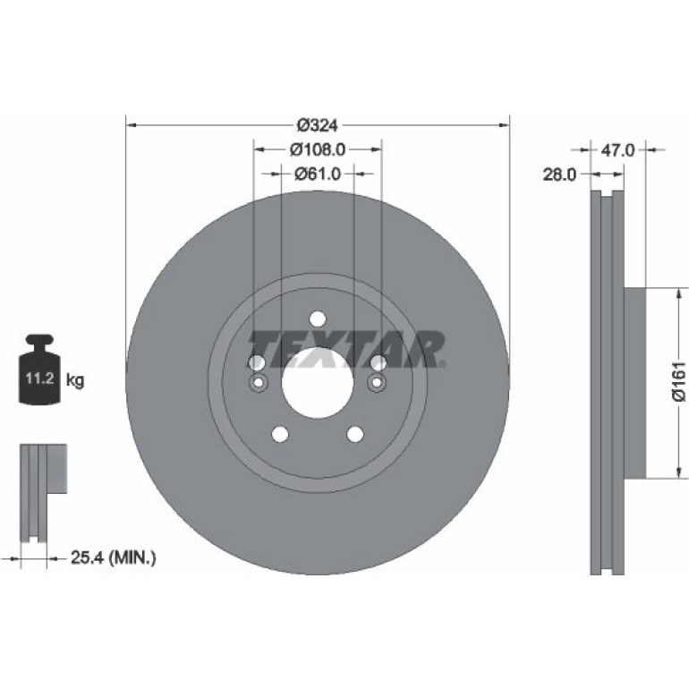 Bremsscheibe Renault P. Espace/Vel Satis 2.0-3.5 V6 02 92119405 Bremsscheibe Renault P. Espace/Vel Satis 2.0-3.5 V6 02 92119405