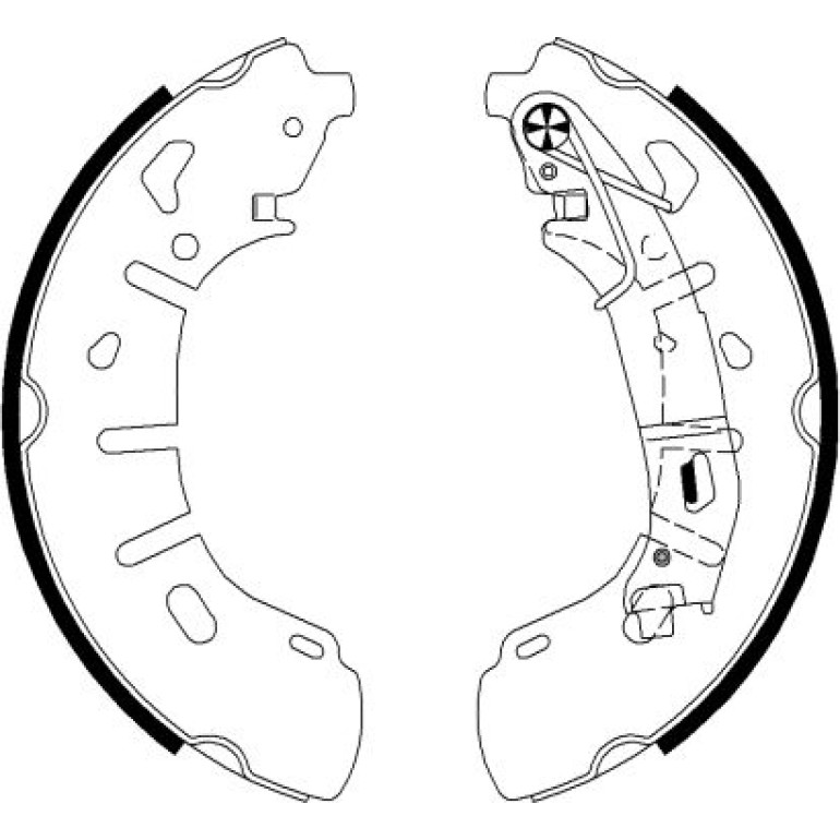 Handbremsbacken Opel Combo 1.4/2.0 Cdti 12 91079300 Handbremsbacken Opel Combo 1.4/2.0 Cdti 12 91079300